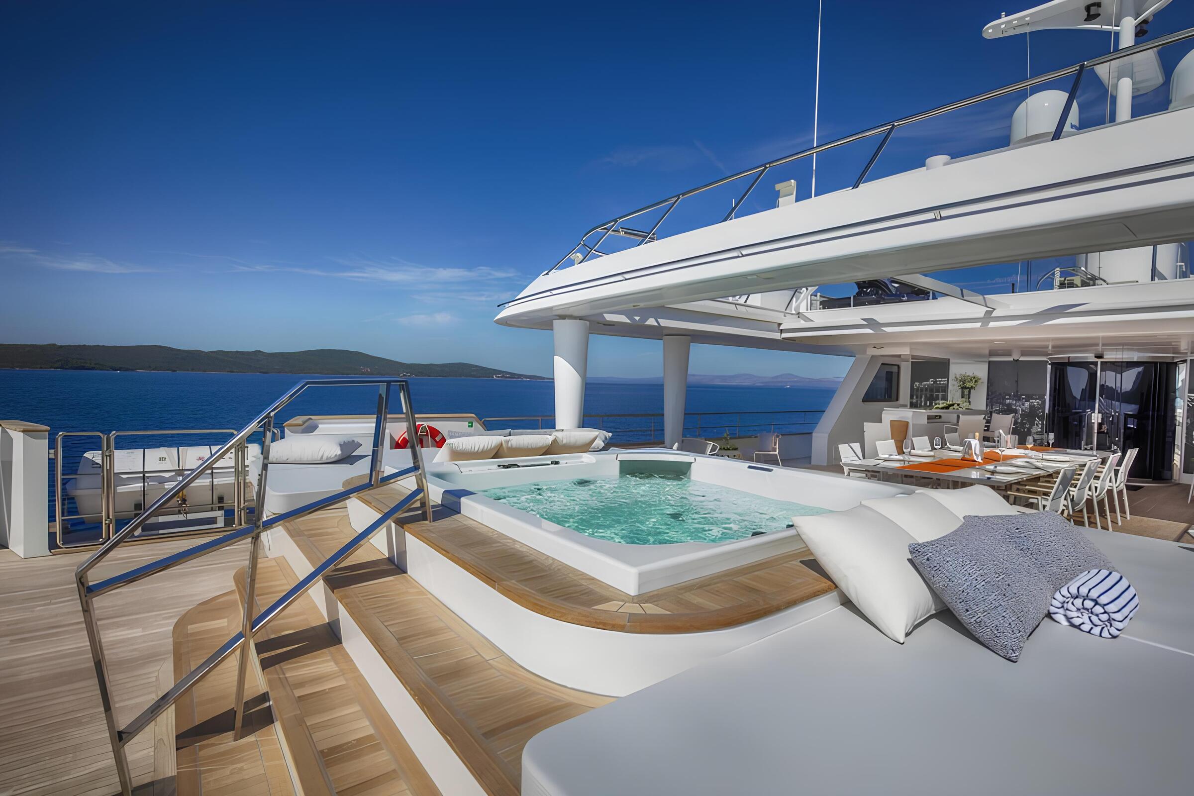 Джакузи на сандеке/Sundeck jacuzzi