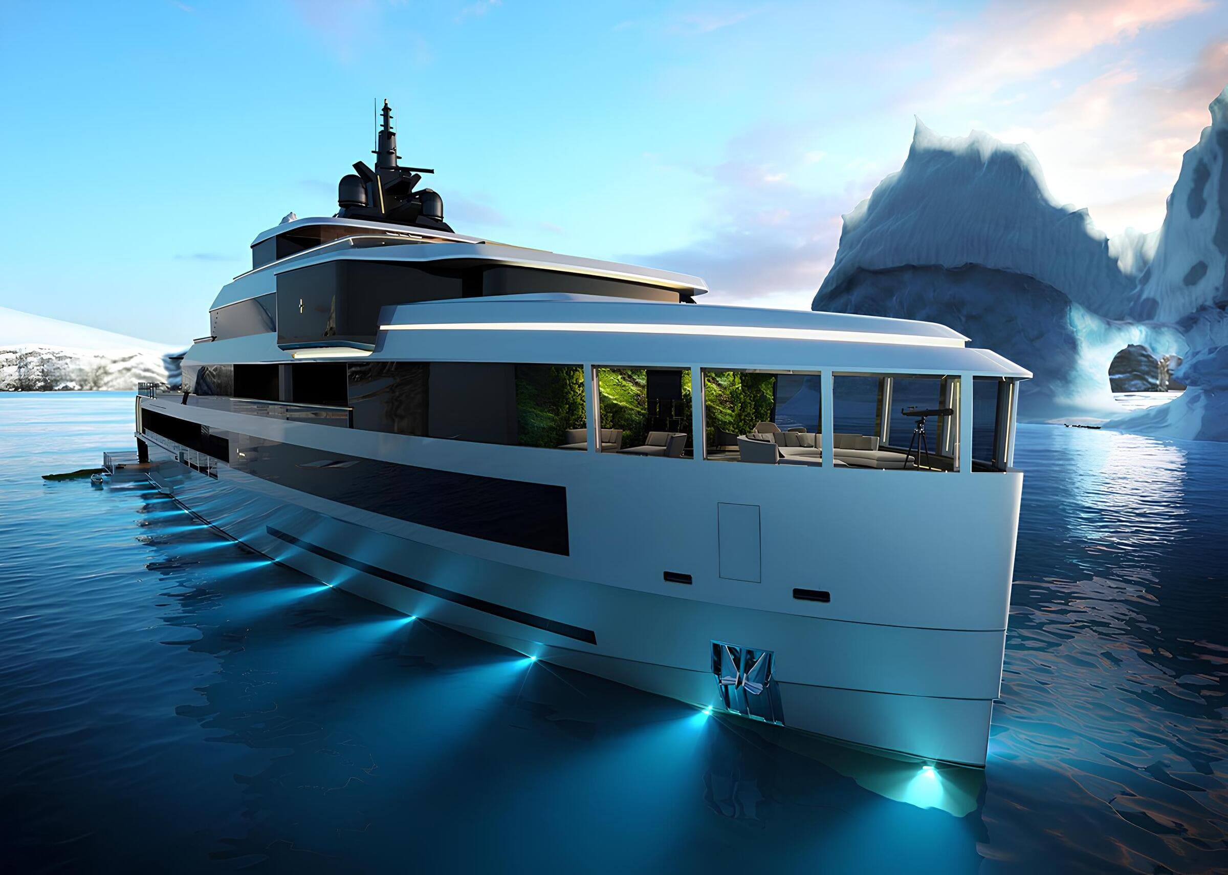 Экстерьер Admiral Yachts Explorer 70 2027/Exterior Admiral Yachts Explorer 70 2027