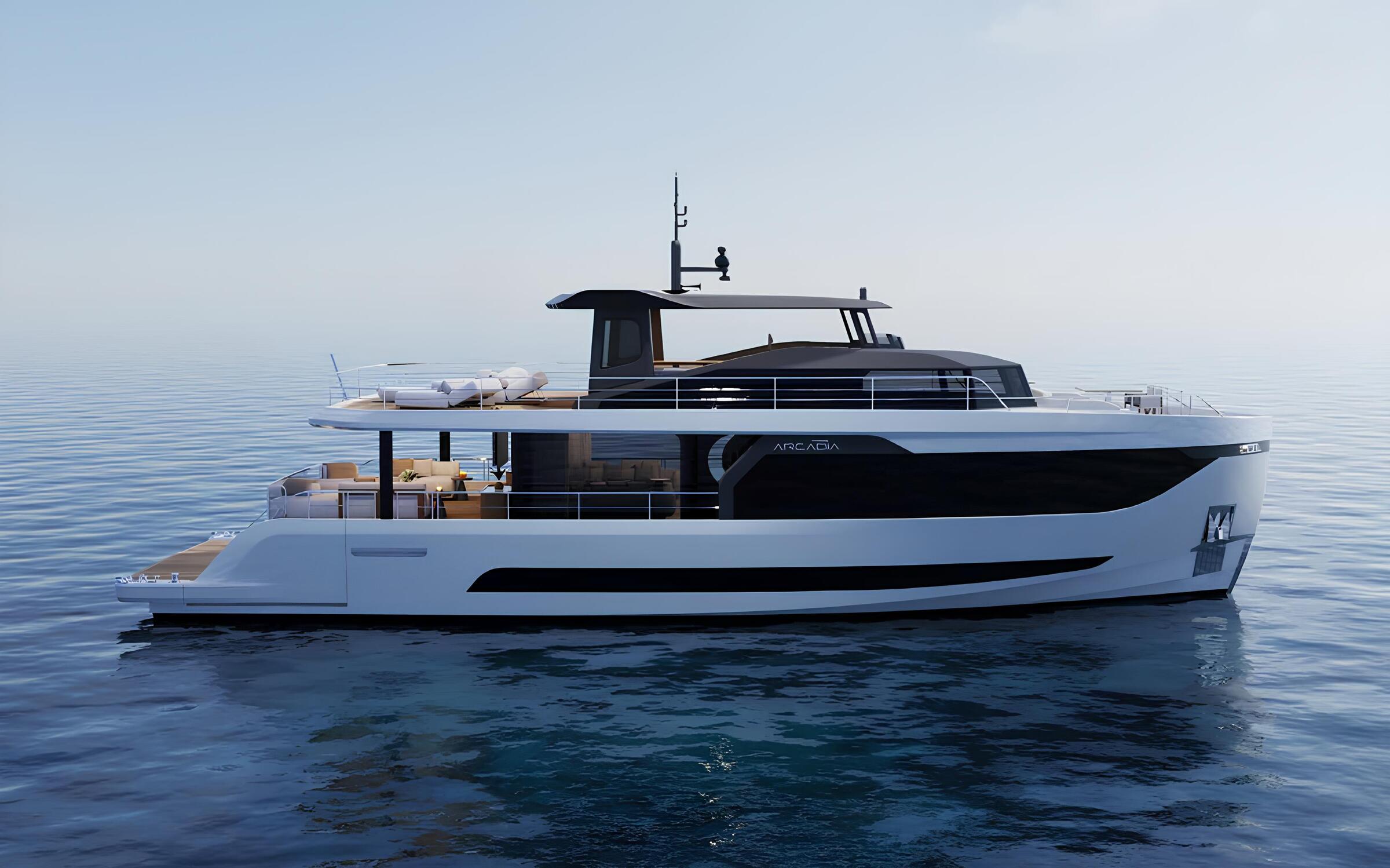 Экстерьер Arcadia Yachts A80/Exterior Arcadia Yachts A80
