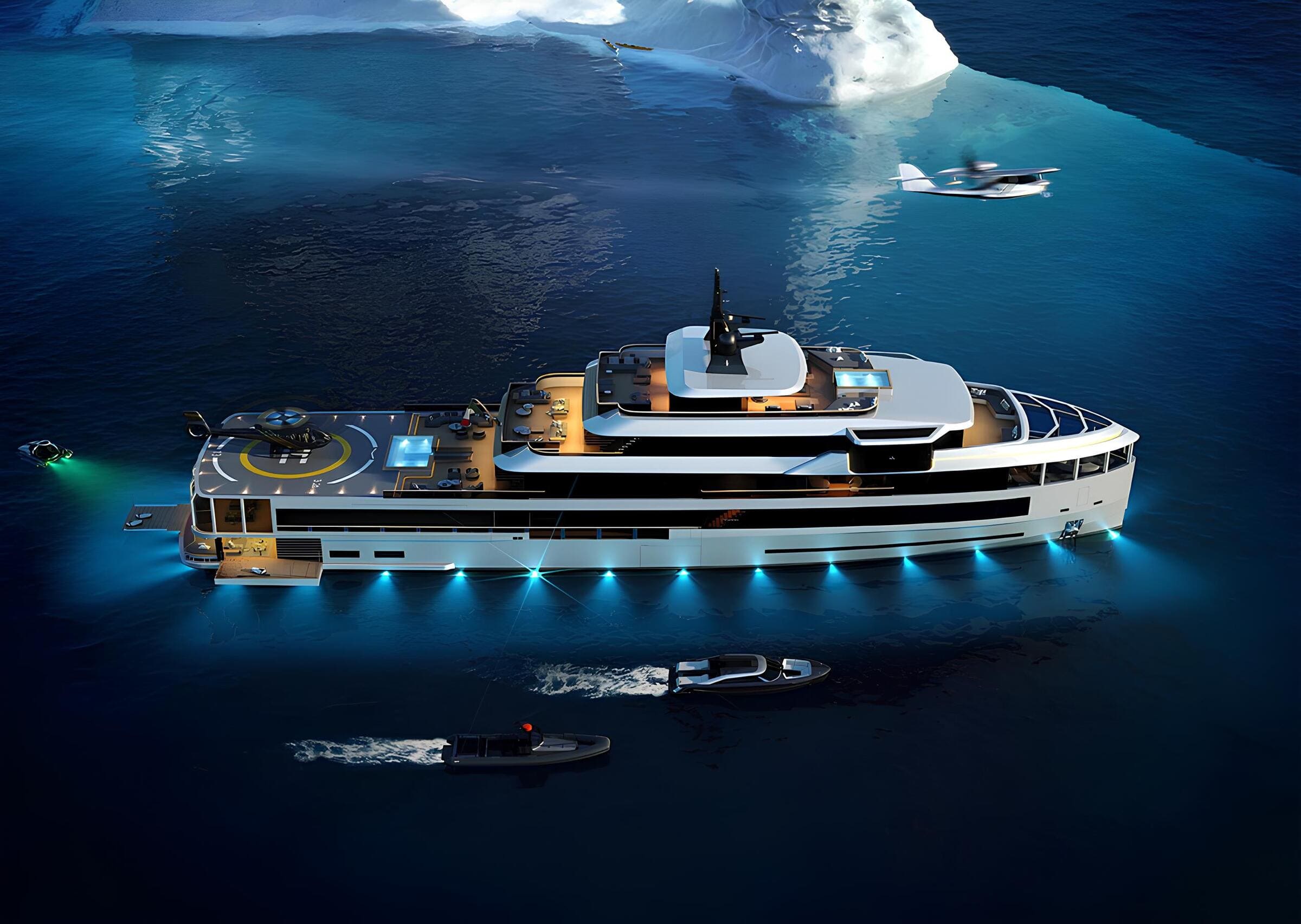 Экстерьер Admiral Yachts Explorer 70 2027/Exterior Admiral Yachts Explorer 70 2027