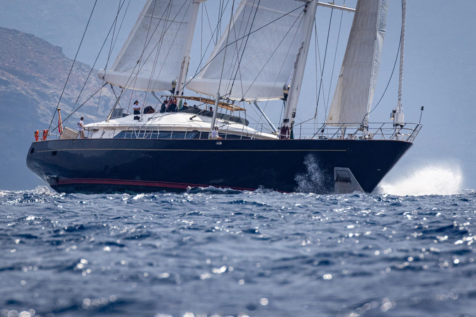 Экстерьер Perini Navi 56m Series 2003 M/С BURRASCA /Exterior Perini Navi 56m Series 2003 M/S BURRASCA