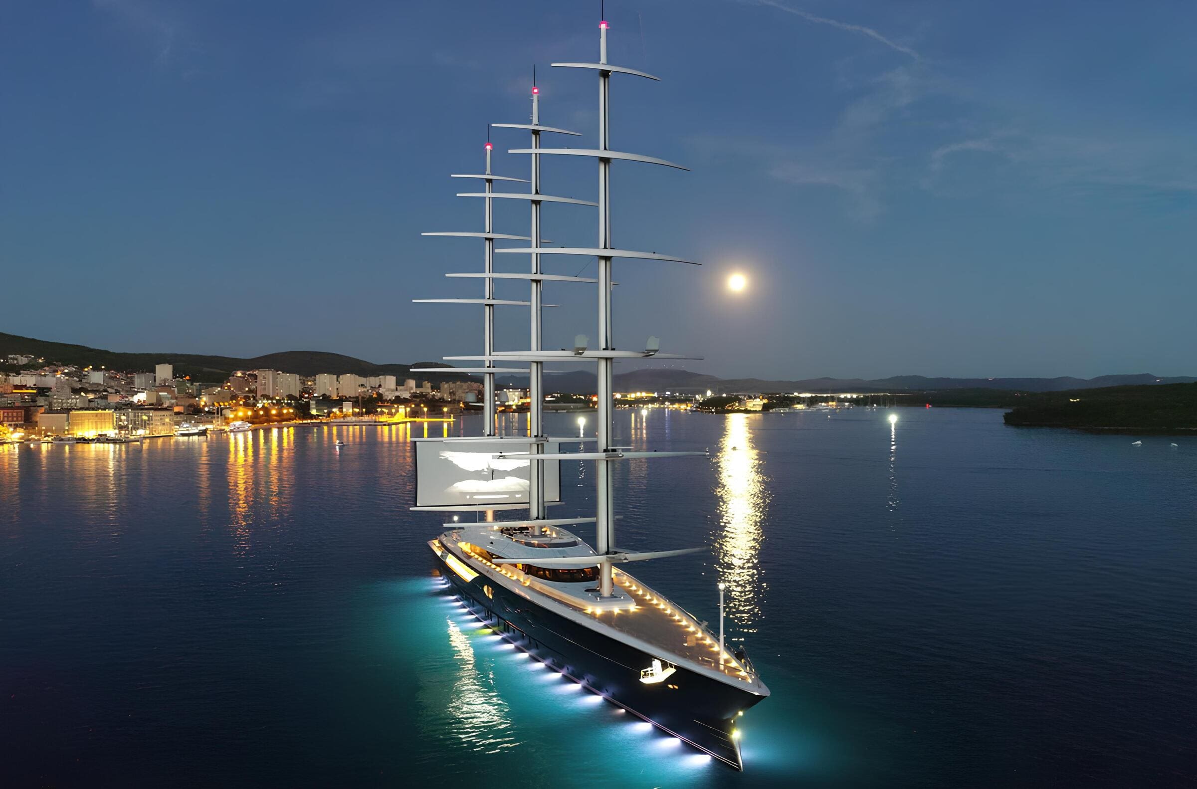 Экстерьер Oceanco 105M 2018 MS BLACK PEARL/Exterior Oceanco 105M 2018 MS BLACK PEARL