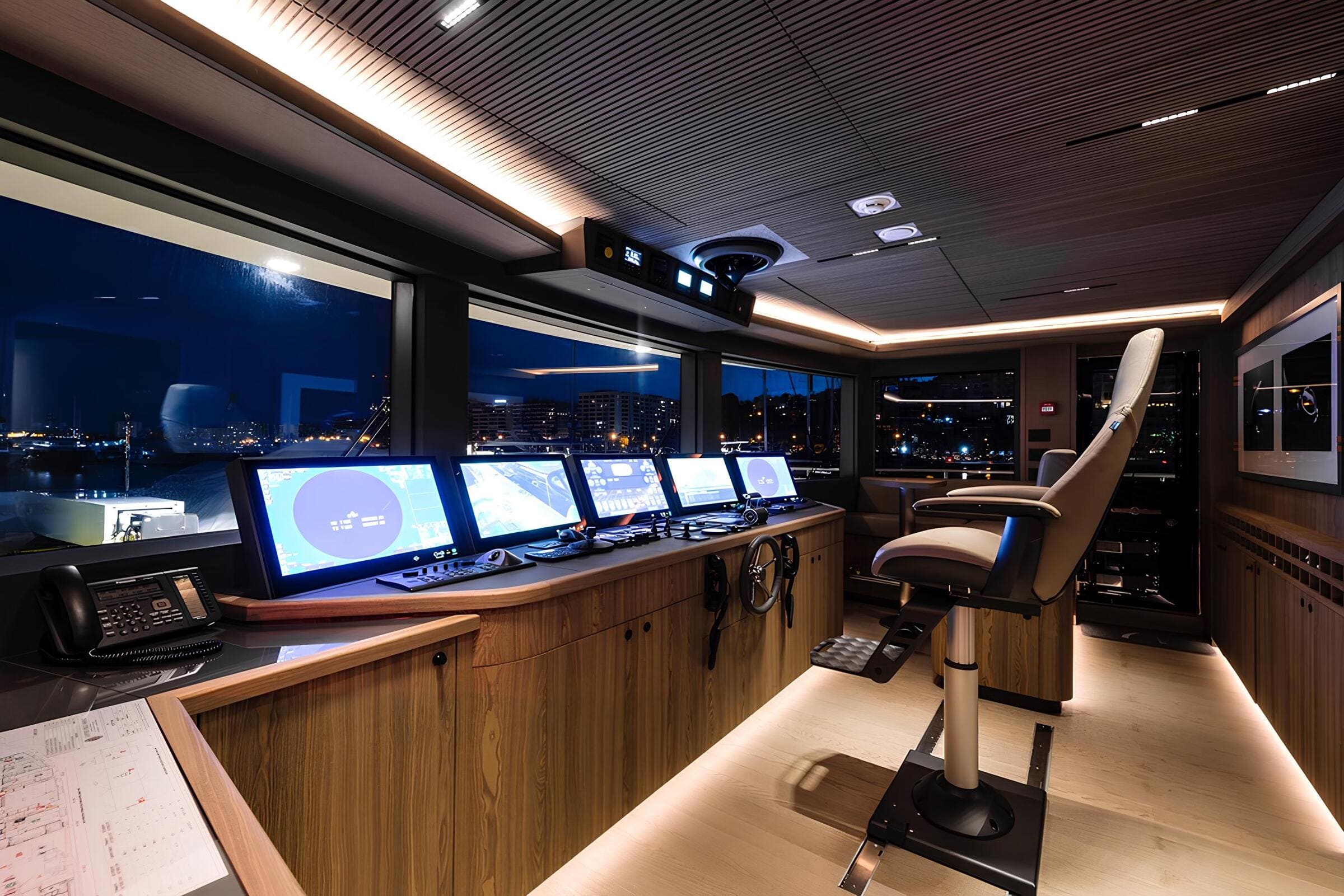 Главный пост управления/Main helm station