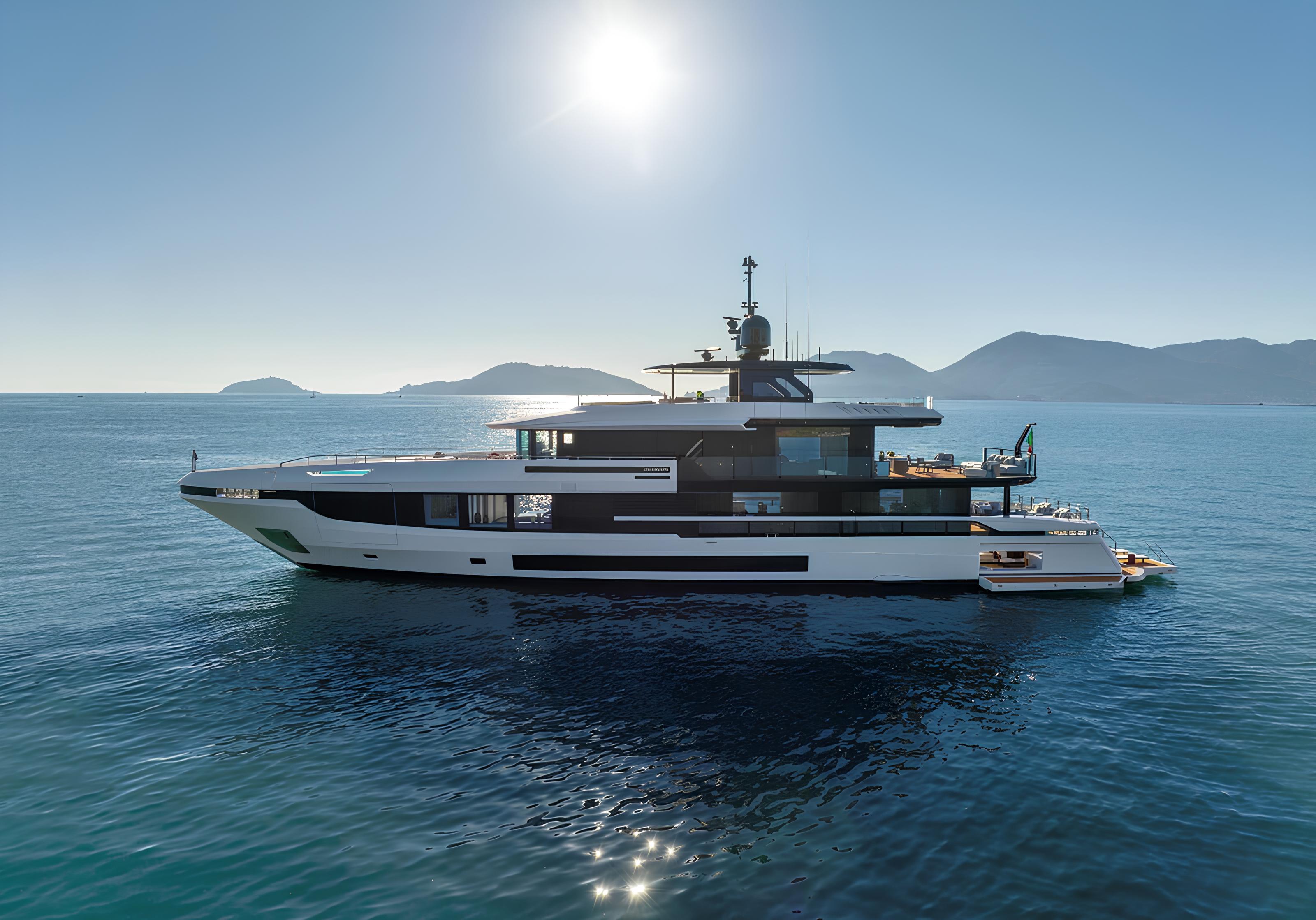 Экстерьер Mangusta Oceano 44/Exterior Mangusta Oceano 44