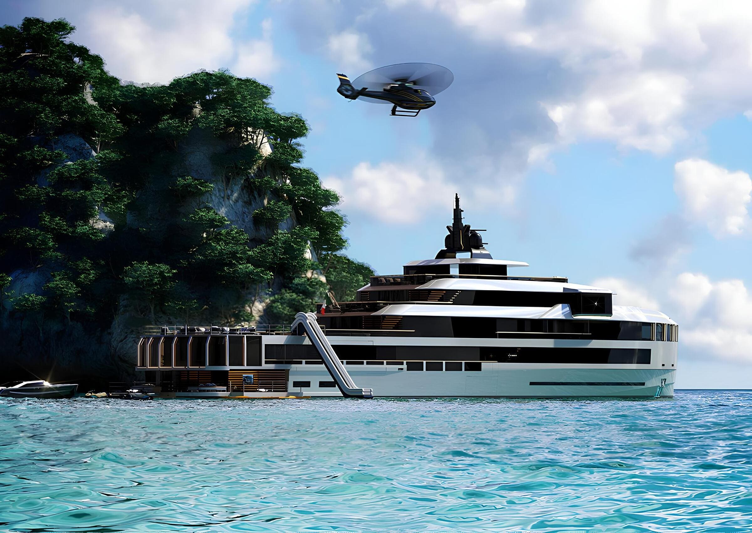 Экстерьер Admiral Yachts Explorer 70 2027/Exterior Admiral Yachts Explorer 70 2027