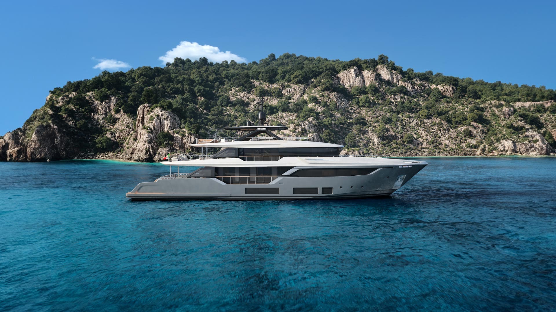 Экстерьер Custom Line Navetta 38 NEW/Exterior Custom Line Navetta 38 NEW