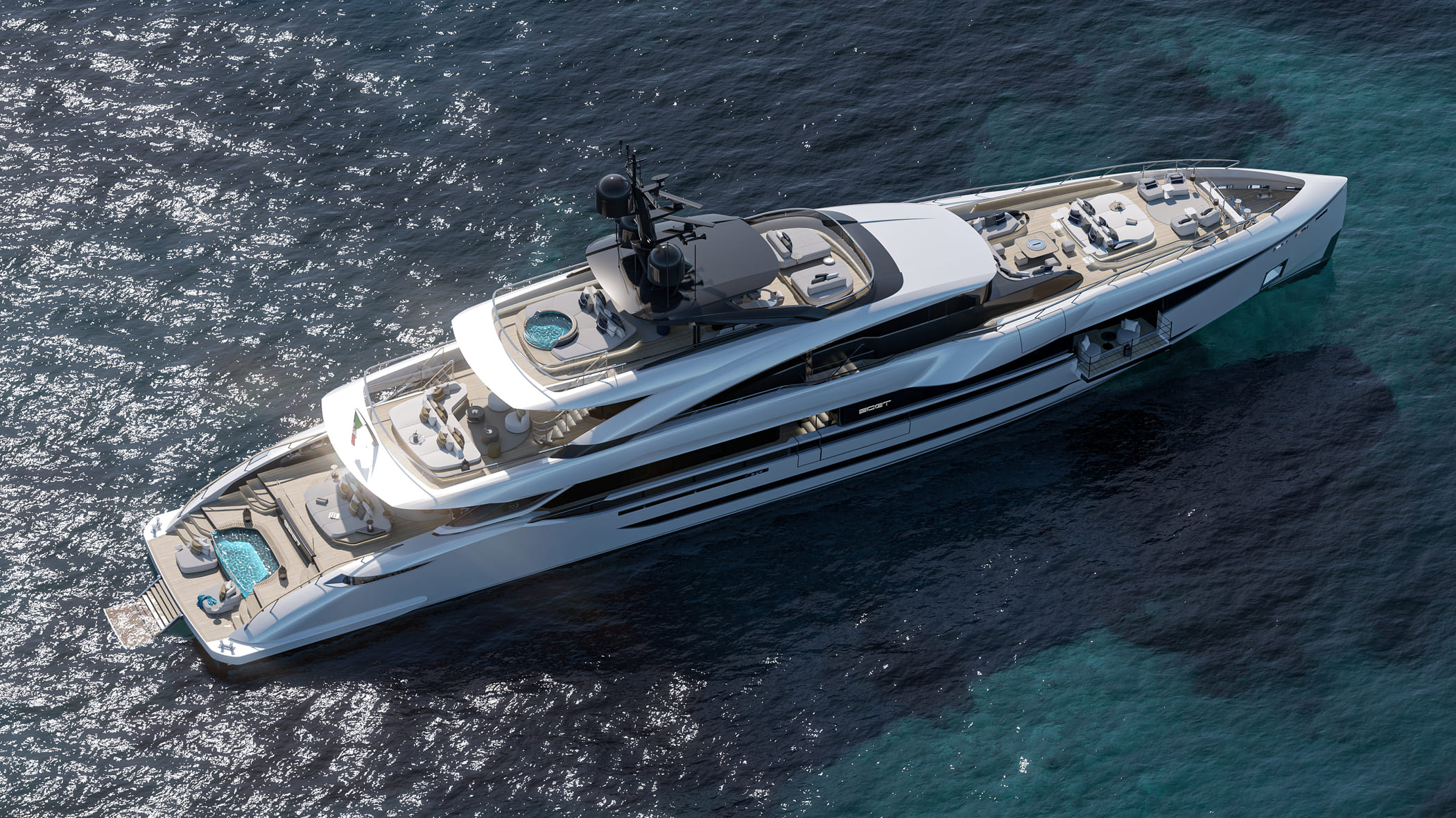 Экстерьер ISA Yachts GRANTURISMO 50 NEW/Exterior ISA Yachts GRANTURISMO 50 NEW