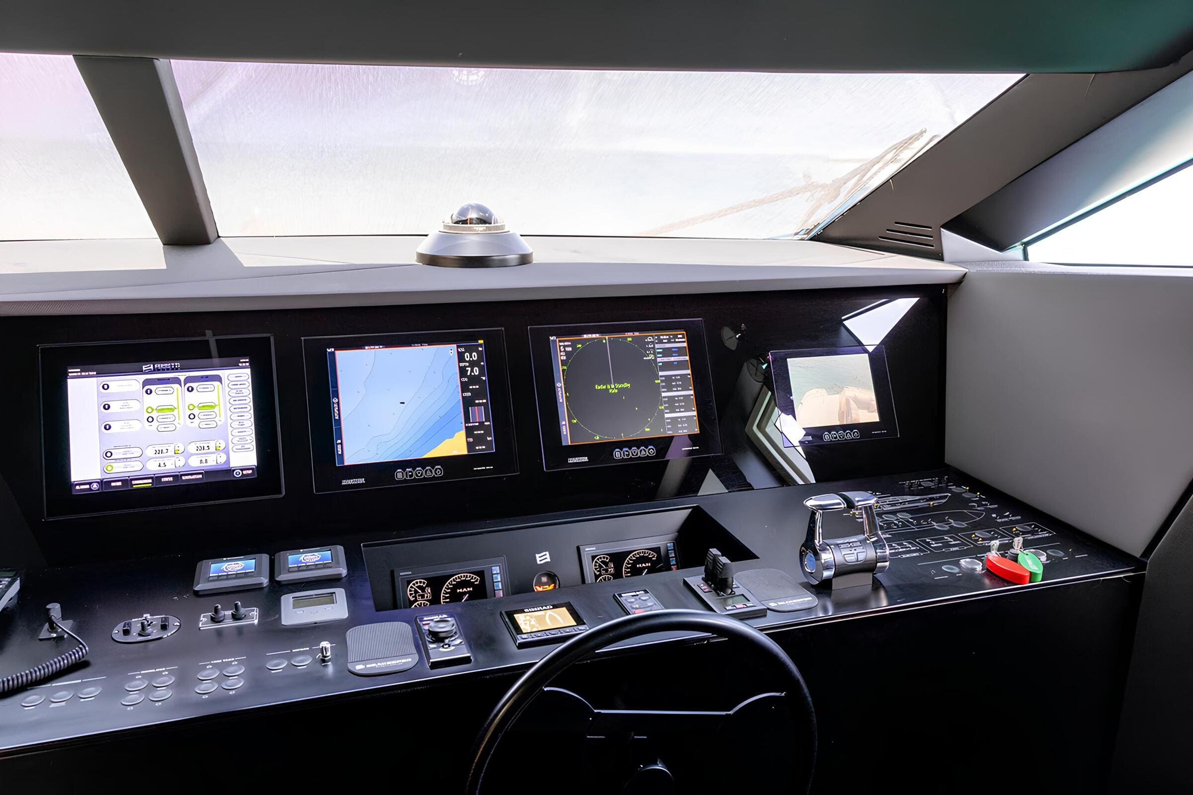 Главный пост управления/Main helm station