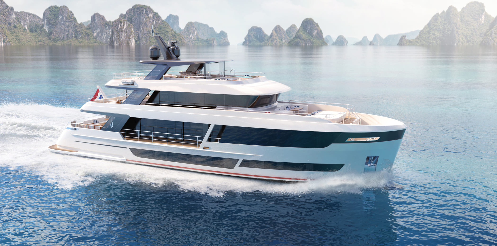 Экстерьер Van der Valk 34m PROJECT 111.11 New / Exterior Van der Valk 34m PROJECT 111.11 New