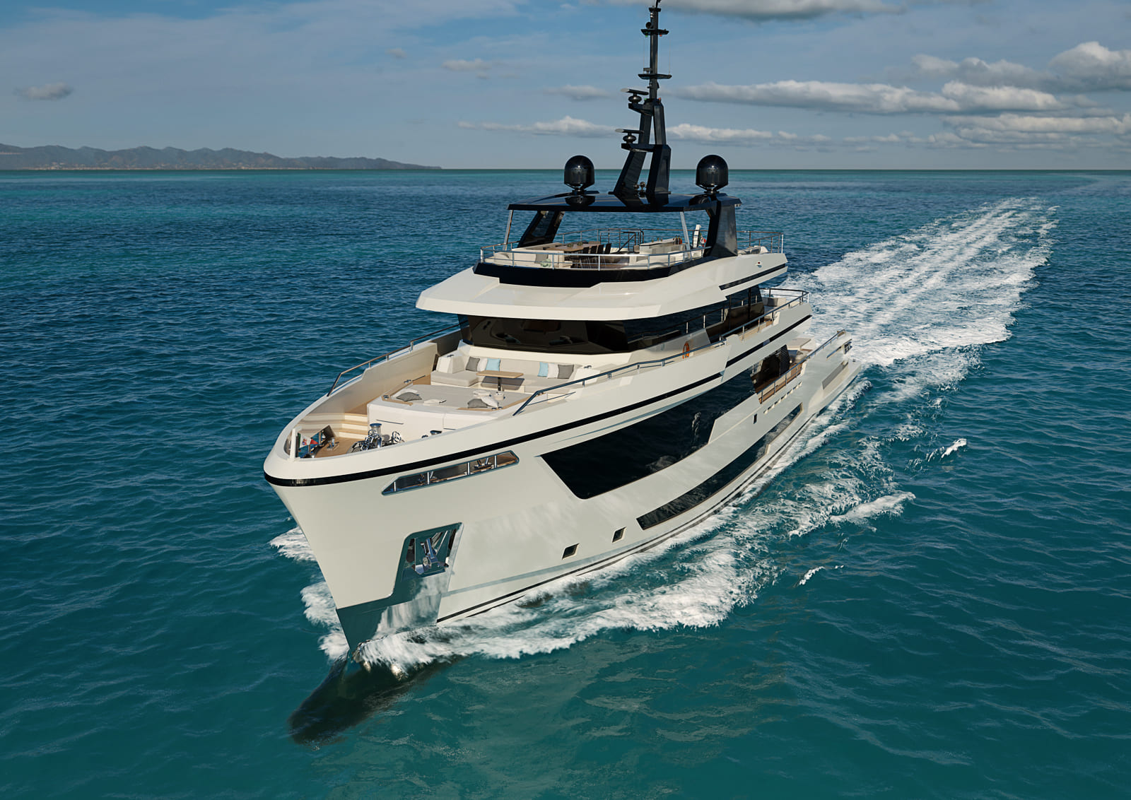 Экстерьер Columbus Yachts Crossover 42 NEW/Exterior Columbus Yachts Crossover 42 NEW