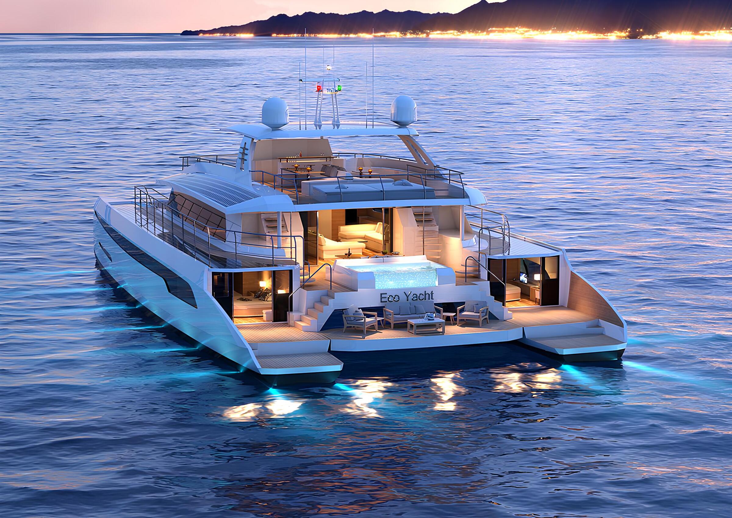 Экстерьер Wider Eco Yacht 112 Power 2027/Exterior Wider Eco Yacht 112 Power 2027