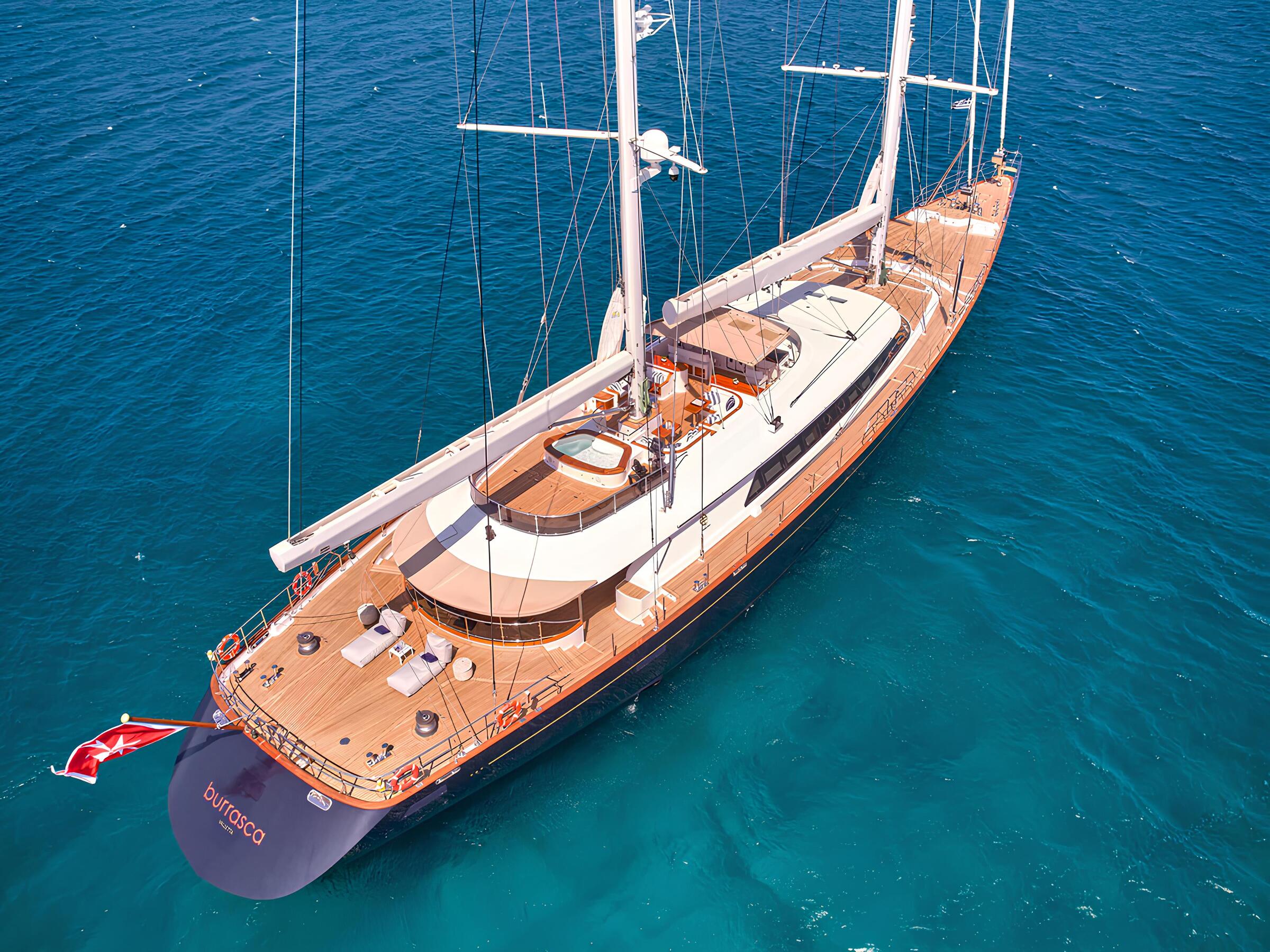 Экстерьер Perini Navi 56m Series 2003 M/С BURRASCA /Exterior Perini Navi 56m Series 2003 M/S BURRASCA