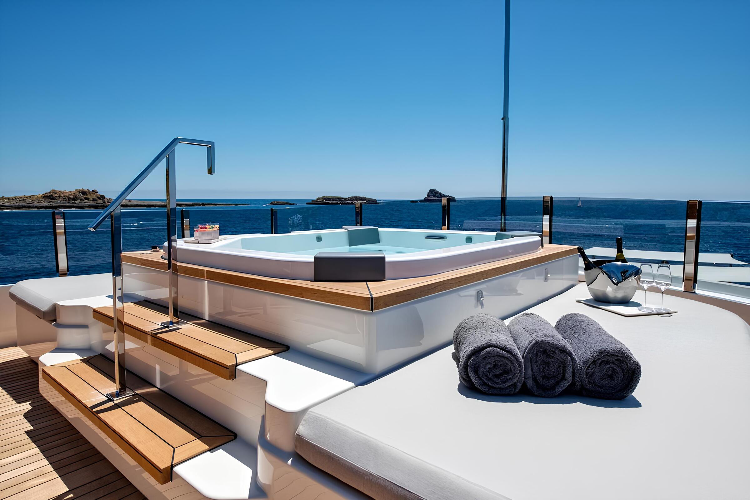 Джакузи на сандеке/Sundeck jacuzzi