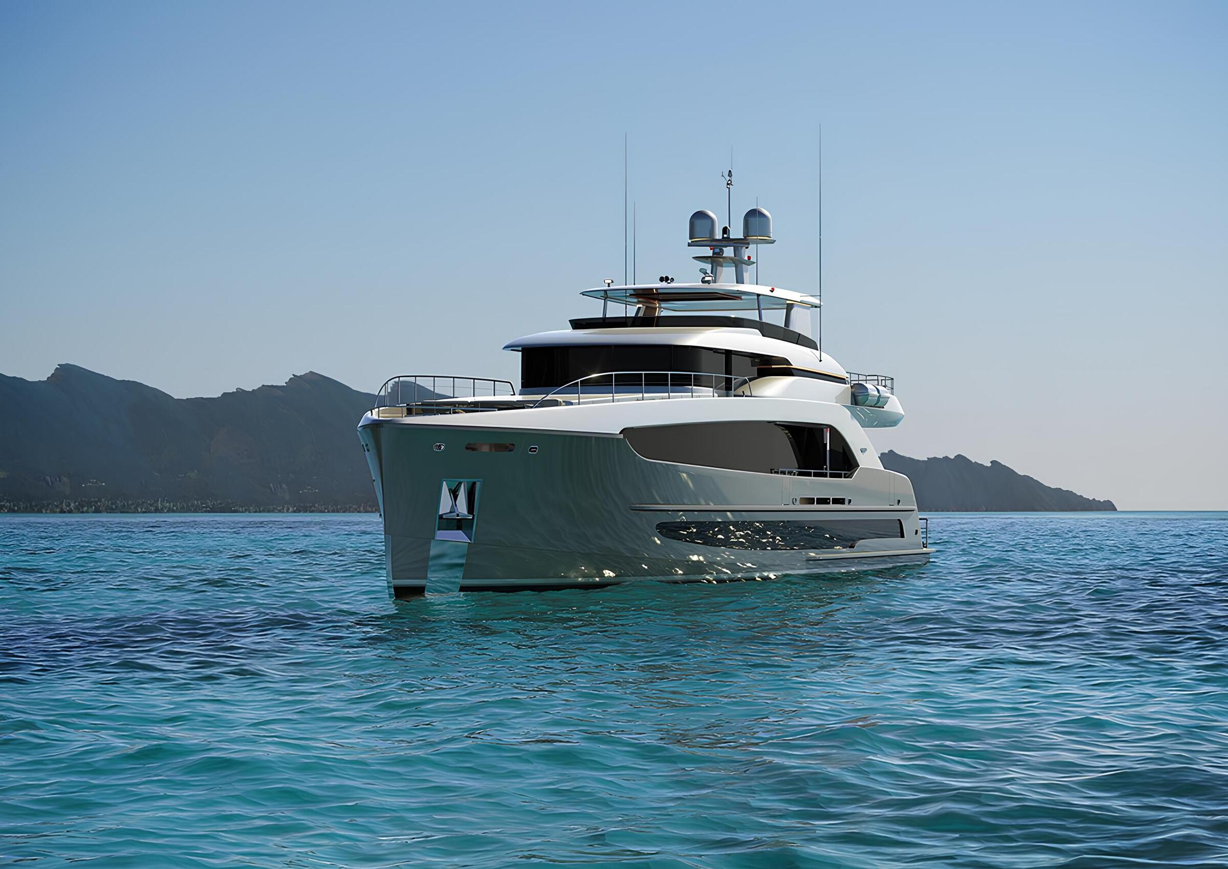 Экстерьер Burger 120' Raised Pilothouse Motor Yacht/Exterior Burger 120' Raised Pilothouse Motor Yacht