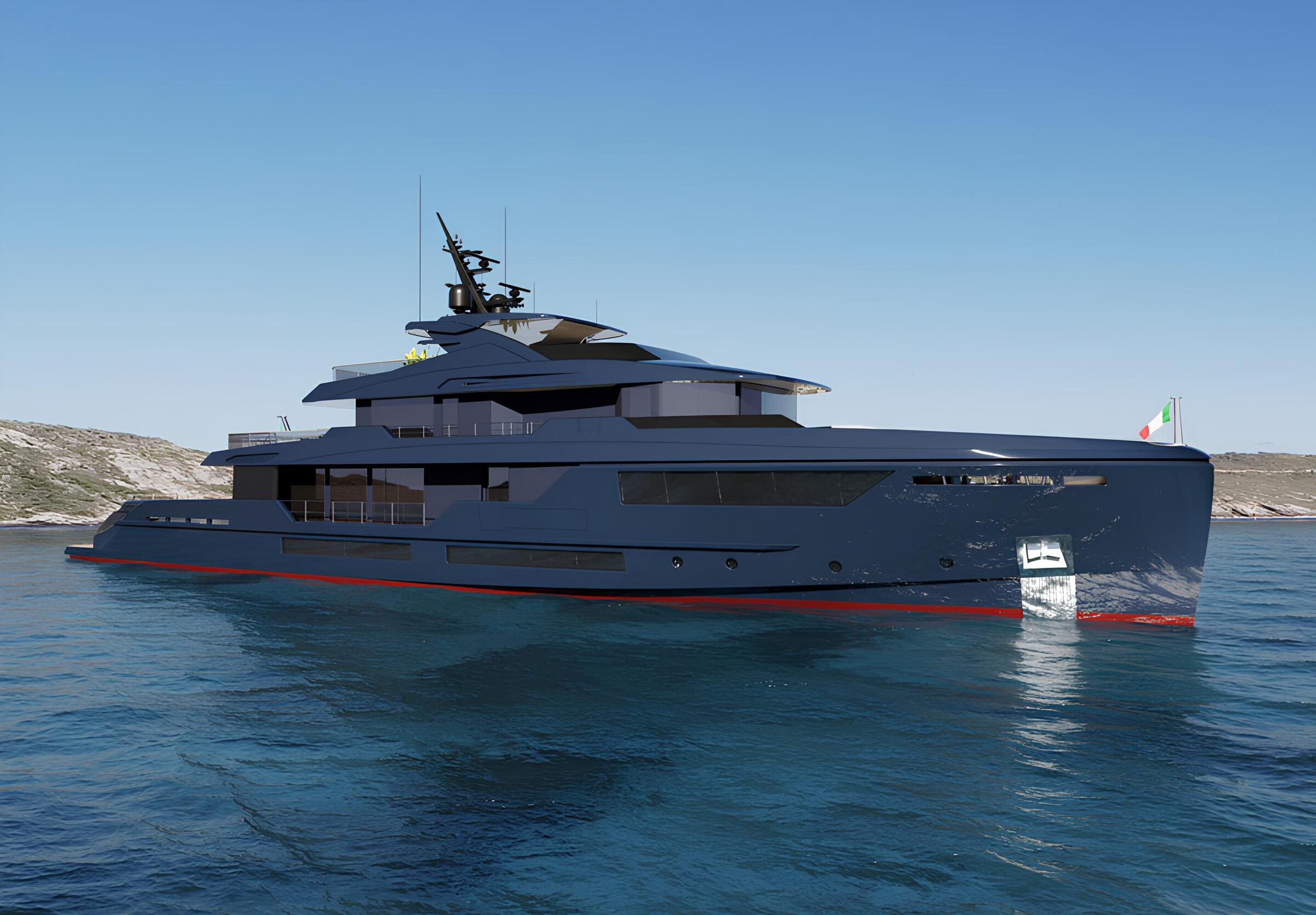 Экстерьер Mondomarine Discovery 50M NEW/Exterior Mondomarine Discovery 50M NEWКорма/Stern