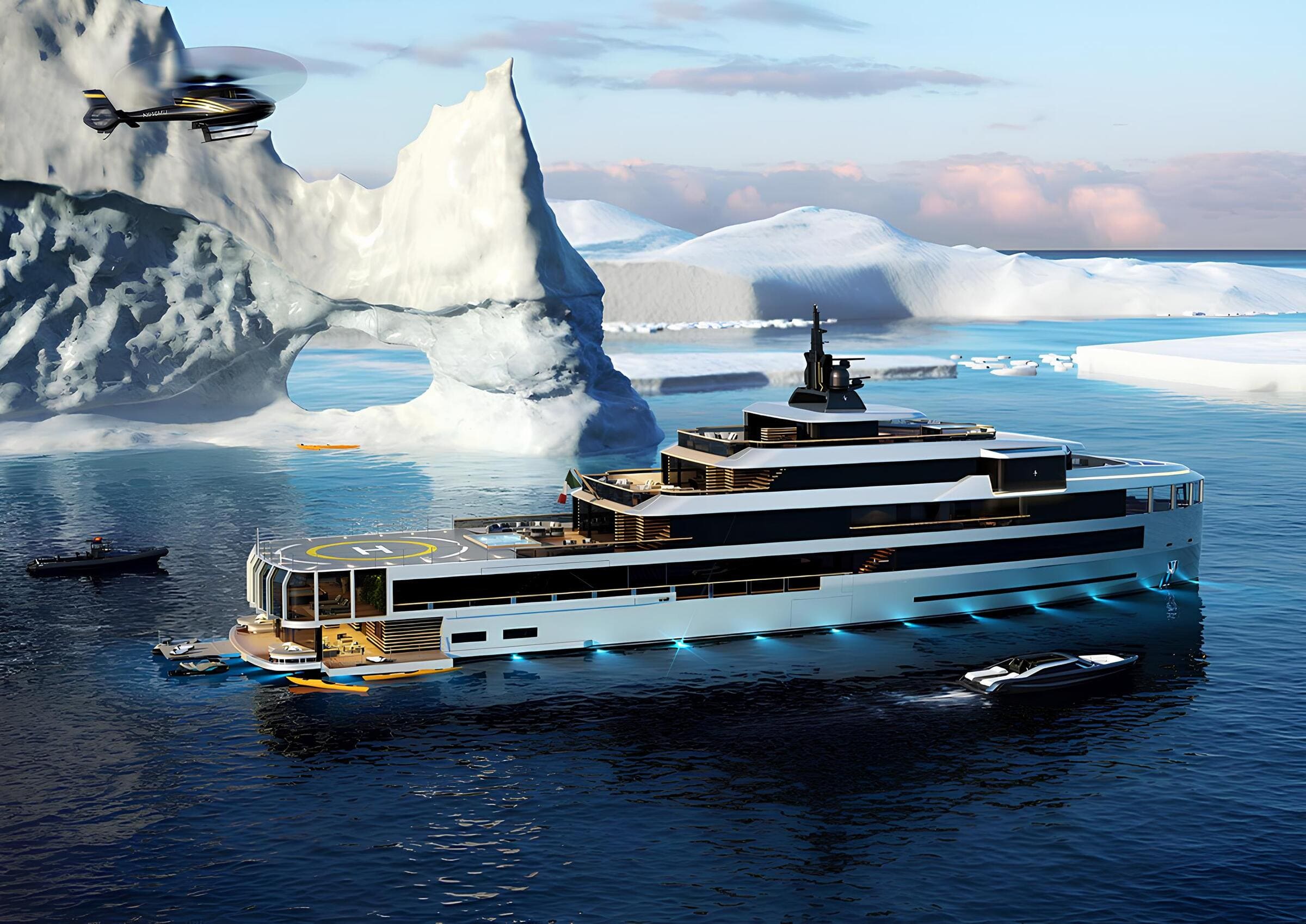 Экстерьер Admiral Yachts Explorer 70 2027/Exterior Admiral Yachts Explorer 70 2027