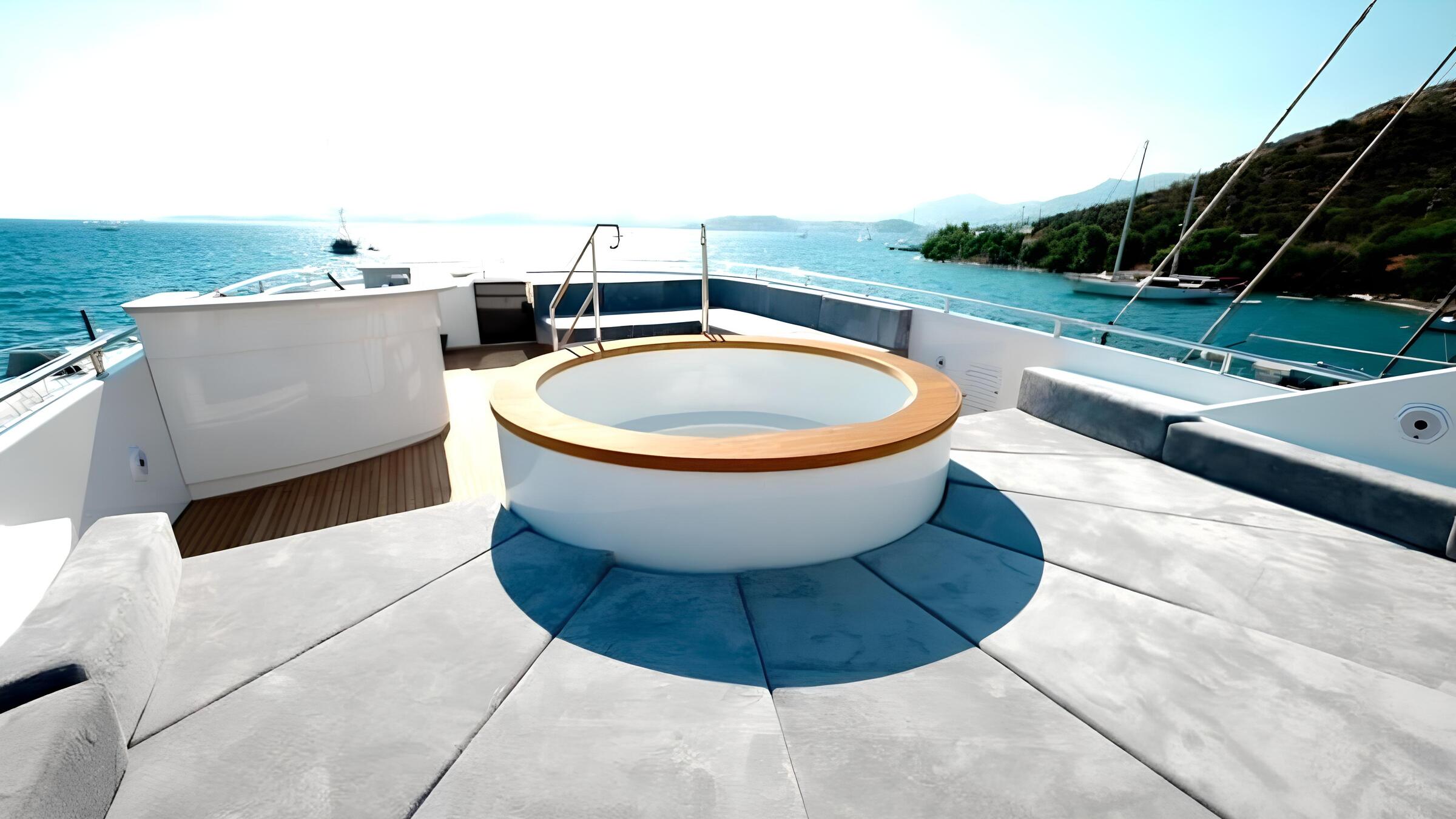 Джакузи на сандеке/Sundeck jacuzzi