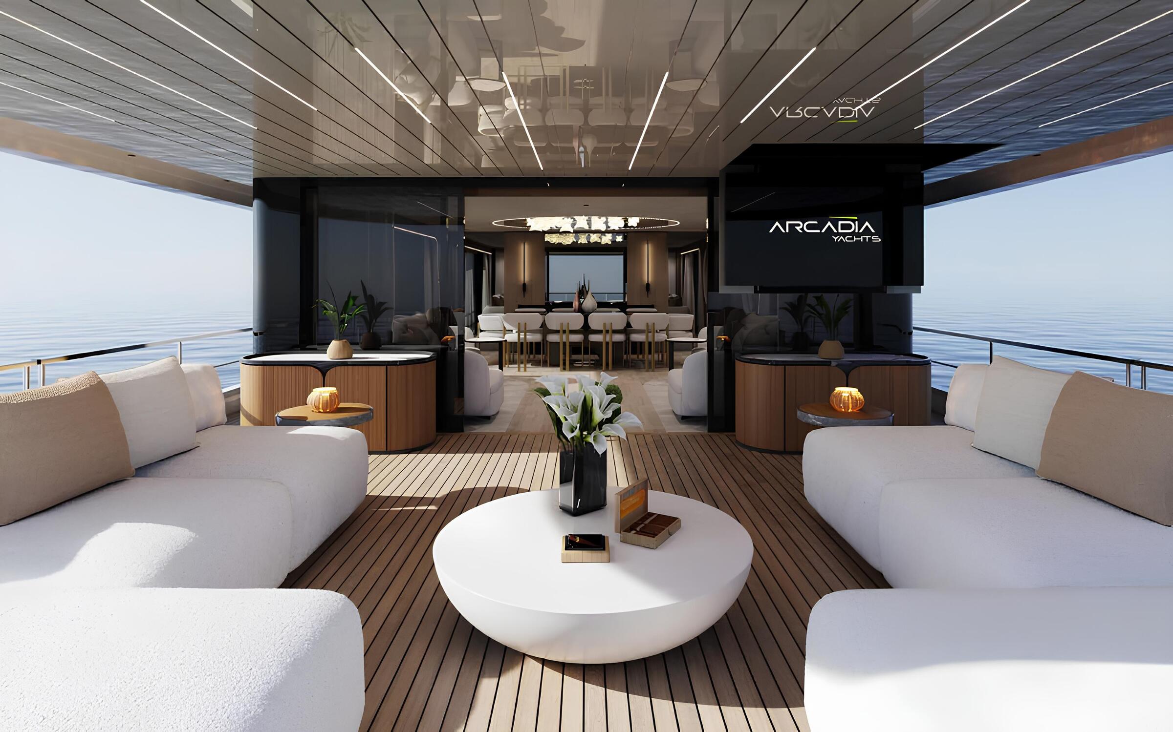 Зона отдыха в кокпите/Cockpit seating area
