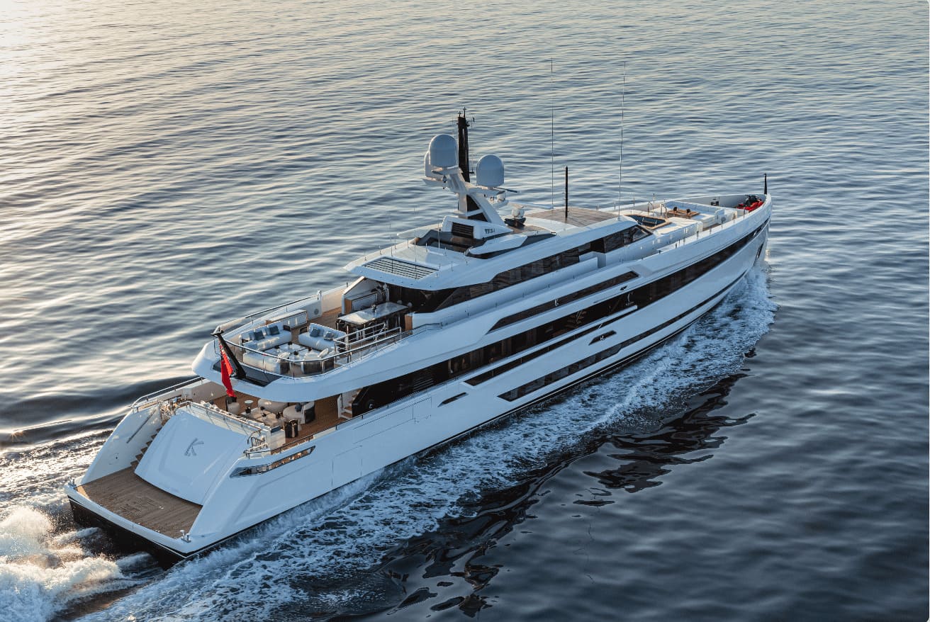 Экстерьер Columbus Yachts 2021 50M MY K2/Exterior Columbus Yachts 2021 50M MY K2