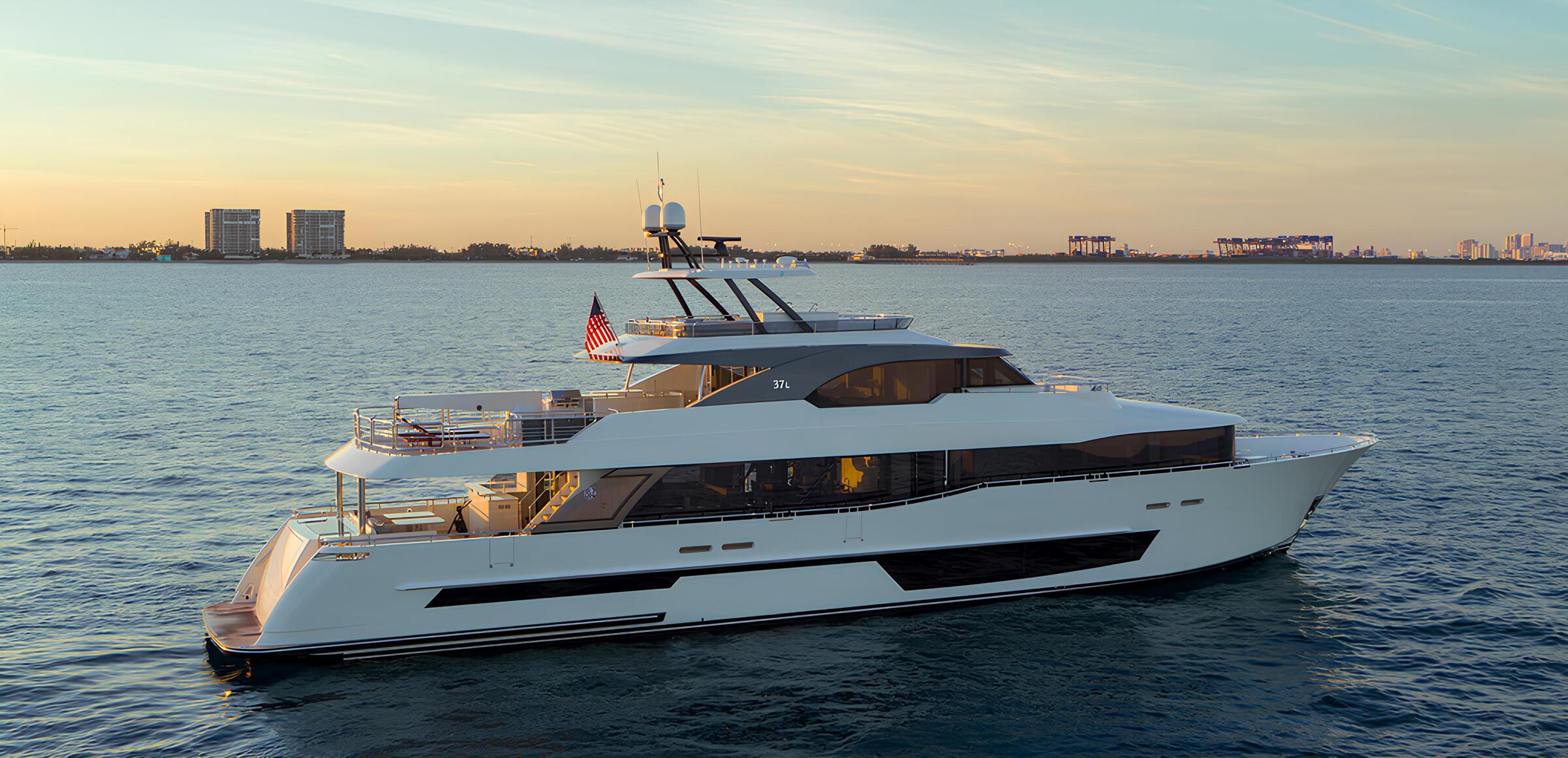 Экстерьер Ocean Alexander 37L/Exterior Ocean Alexander 37L