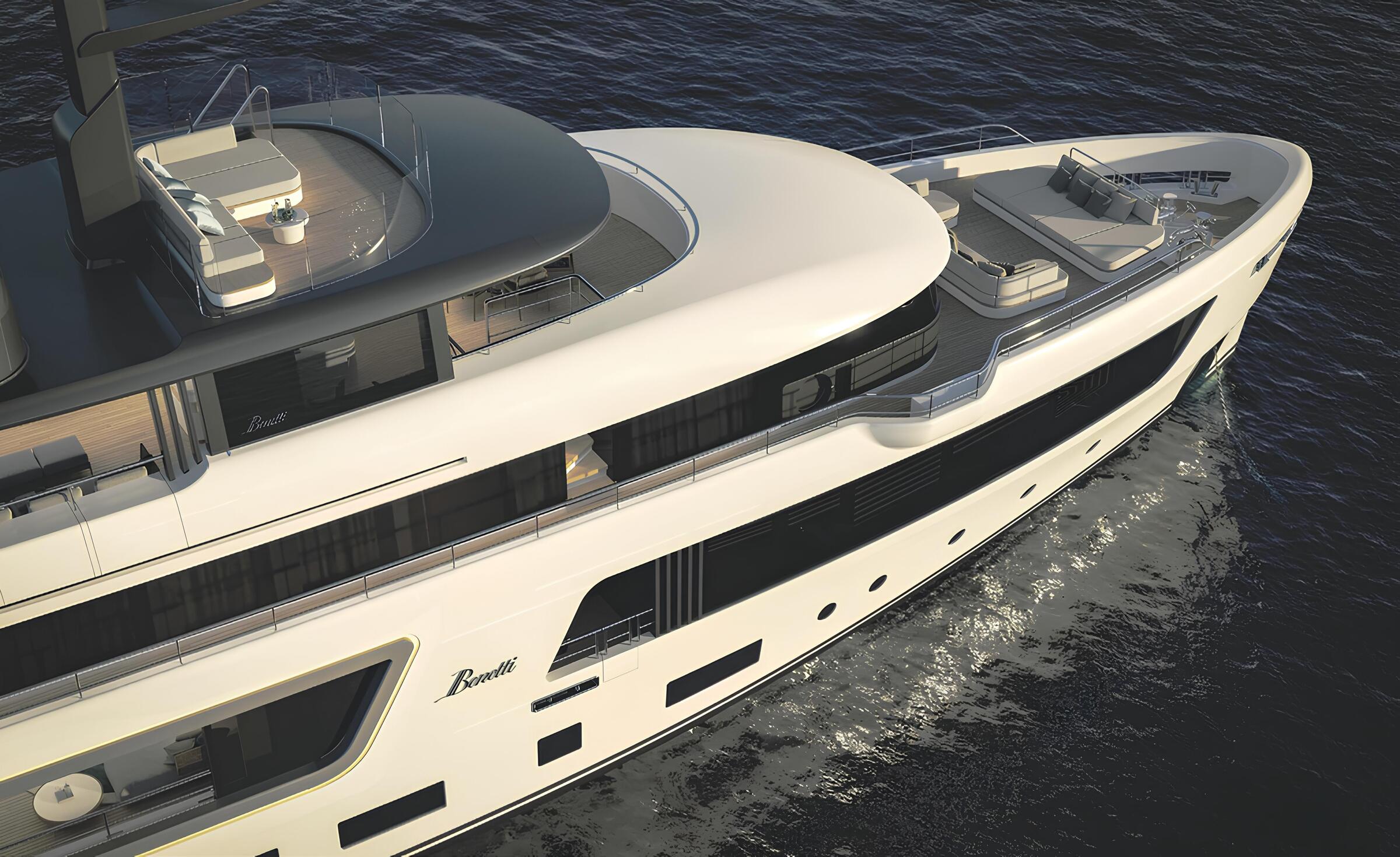 Экстерьер Benetti Motopanfilo 45M/Exterior Benetti Motopanfilo 45M