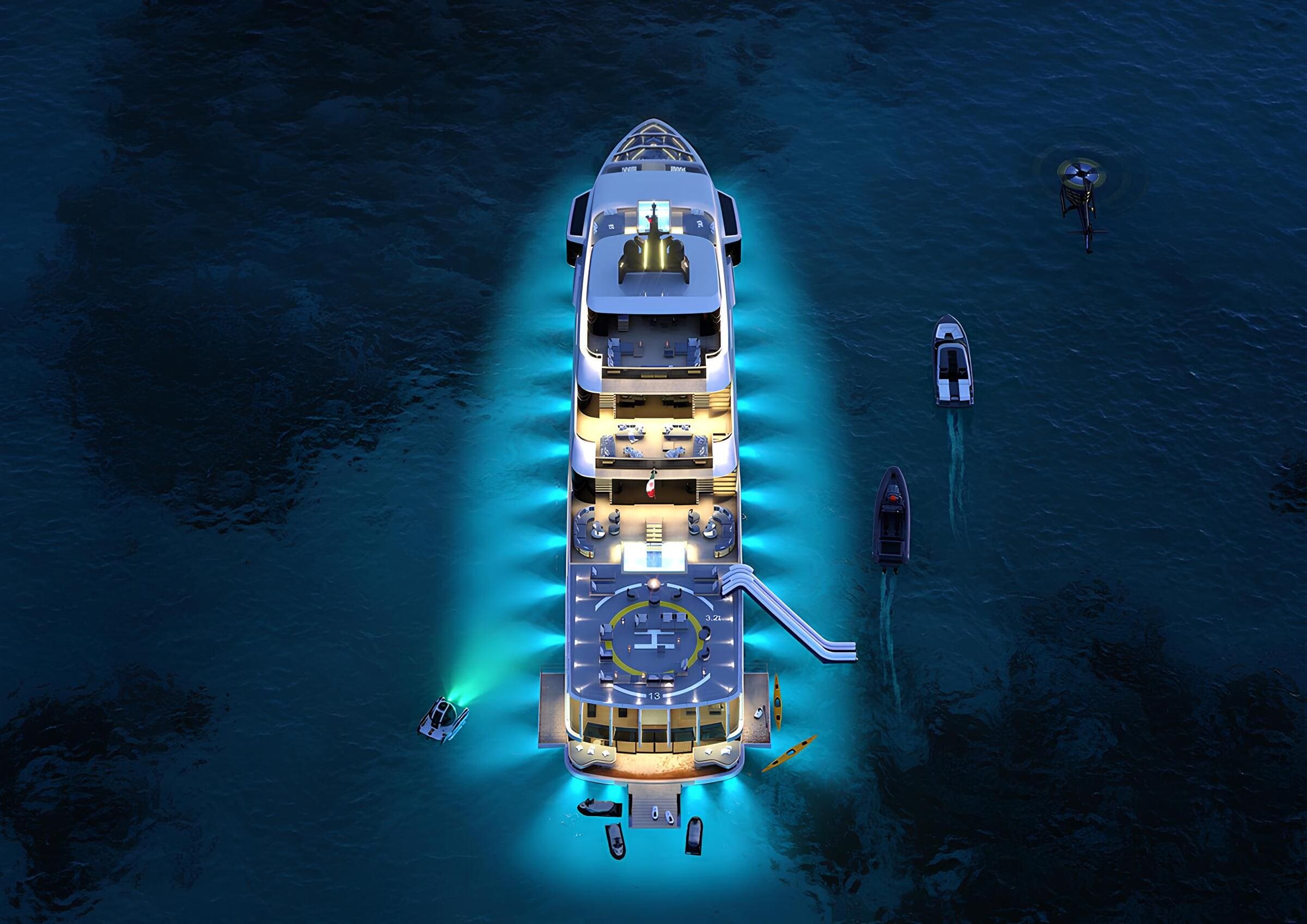 Экстерьер Admiral Yachts Explorer 70 2027/Exterior Admiral Yachts Explorer 70 2027