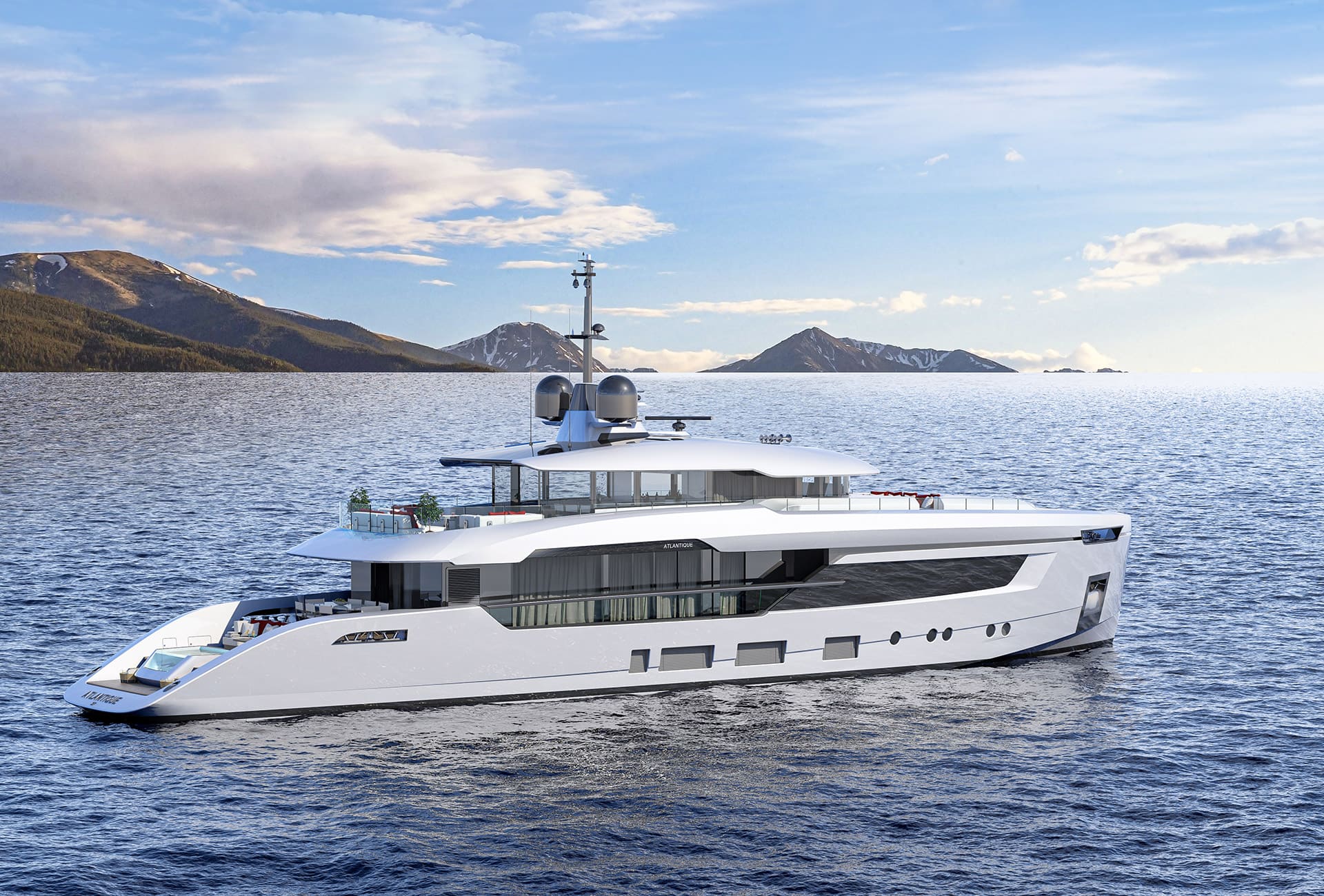 Экстерьер Columbus Yachts Atlantique 37M NEW/Exterior Columbus Yachts Atlantique 37M NEW