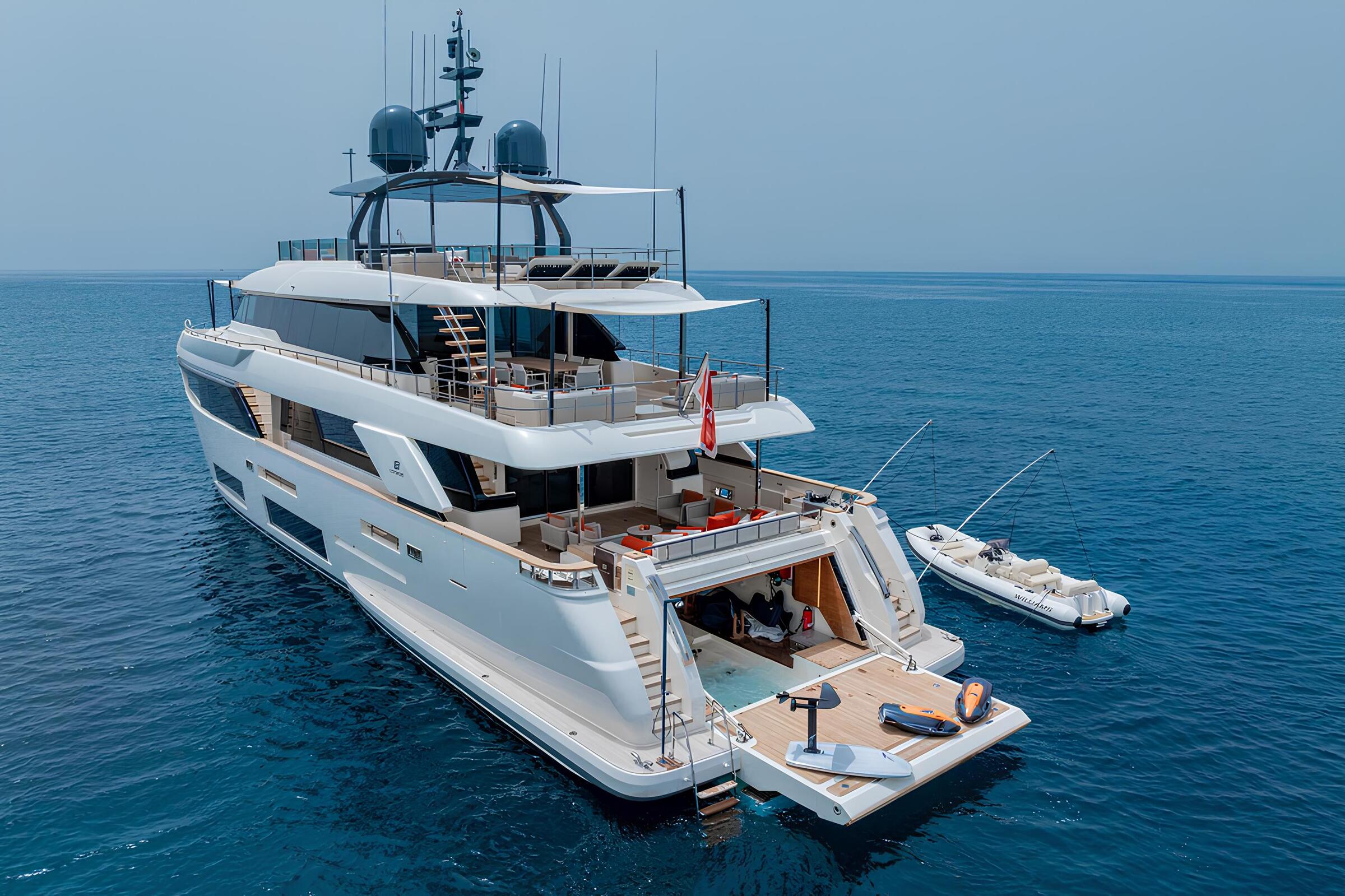 Экстерьер Custom Line Navetta 33 2020 MY DIANA II/Exterior Custom Line Navetta 33 2020 MY DIANA II