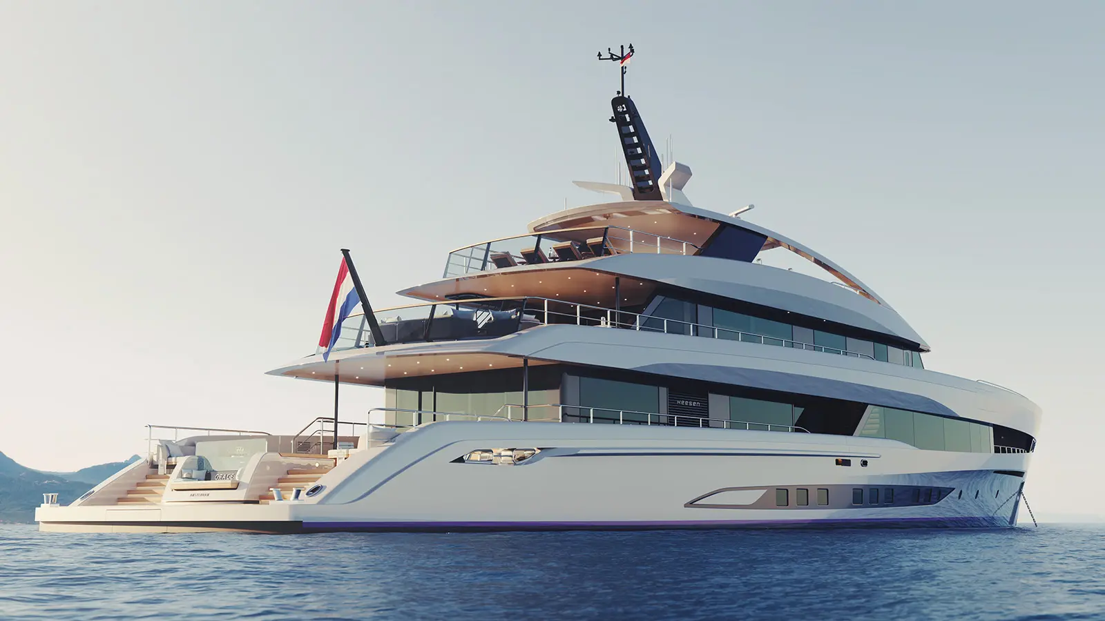 Экстерьер Heesen YN21350 2027 MY PROJECT GRACE/Exterior Heesen YN21350 2027 MY PROJECT GRACE