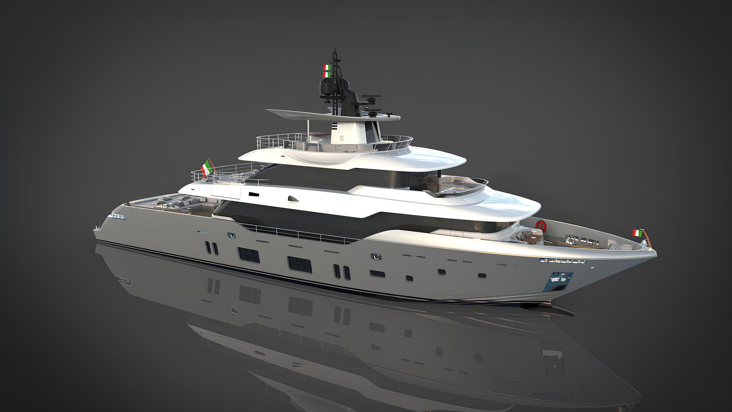 Экстерьер Canados OCEANIC 122 TRI-DECK/Exterior Canados OCEANIC 122 TRI-DECK