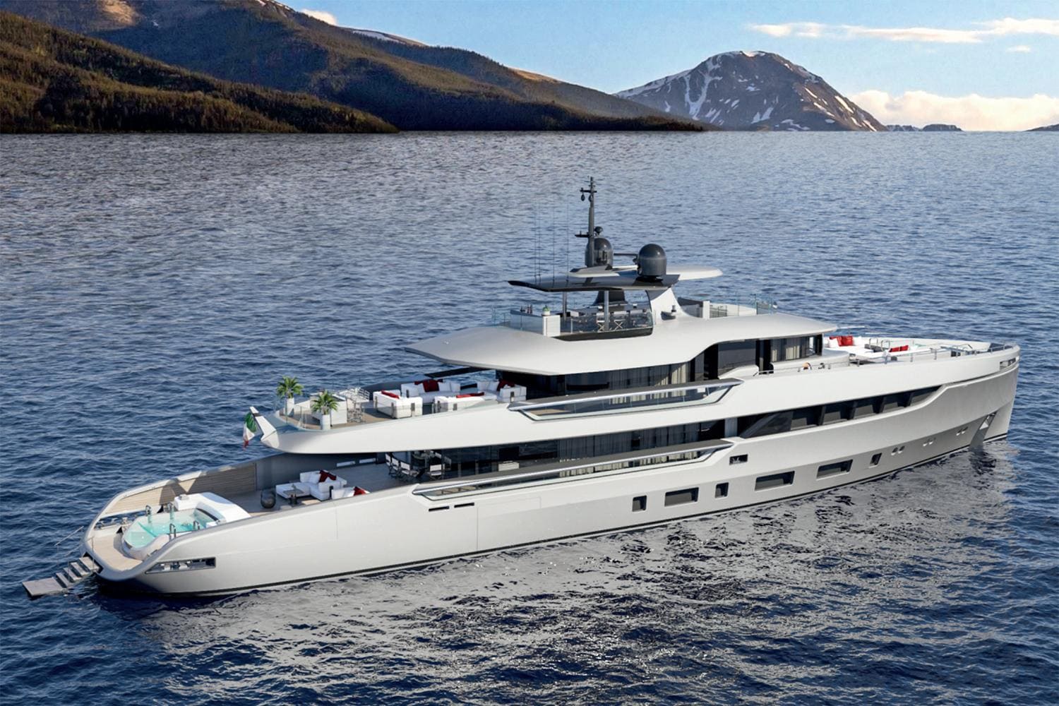 Экстерьер Columbus Yacht ATLANTIQUE 43M NEW/Exterior Columbus Yacht ATLANTIQUE 43M NEW