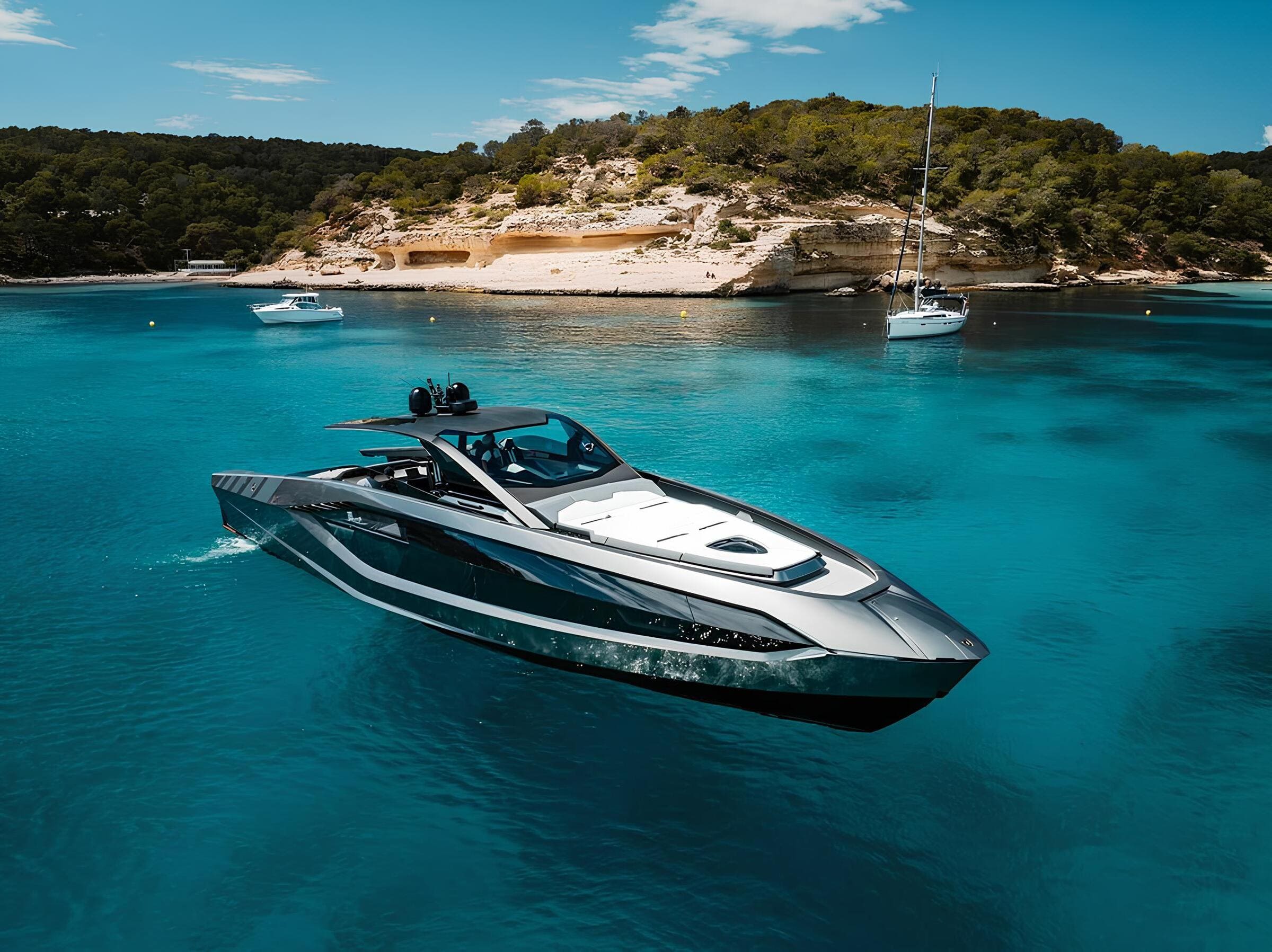 Экстерьер Tecnomar Lamborghini 63 Yacht 2022/Exterior Tecnomar Lamborghini 63 Yacht 2022