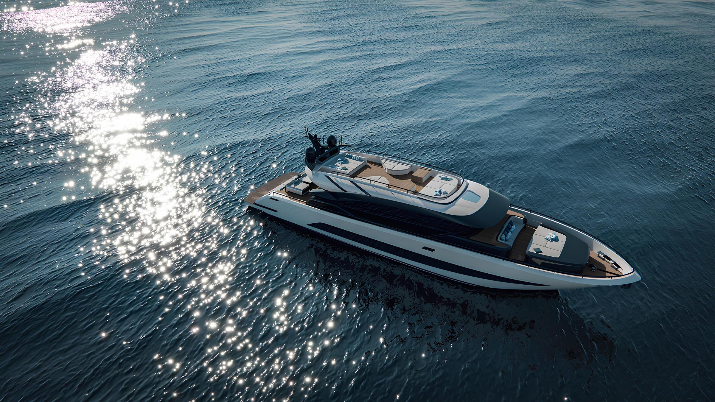 Экстерьер AB Yachts AB95/Exterior AB Yachts AB95